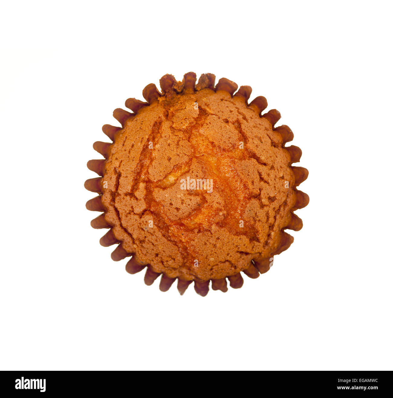 Fresche fatte in casa Sweet sweet cake muffin isolato su bianco Foto Stock Fresche fatte in casa Sweet sweet cake muffin isolato su bianco Foto Stock