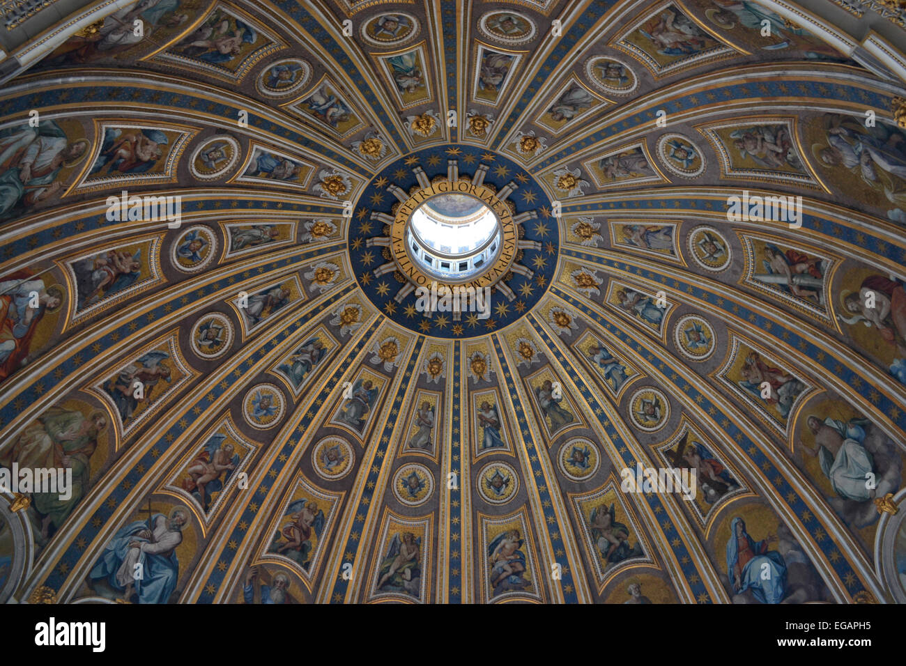 Roma cupola Foto Stock