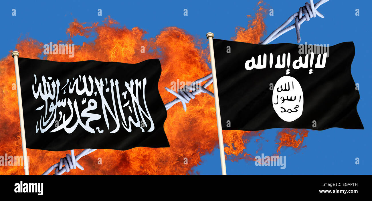 Stato islamico (ISIS, è o ISIL) Foto Stock