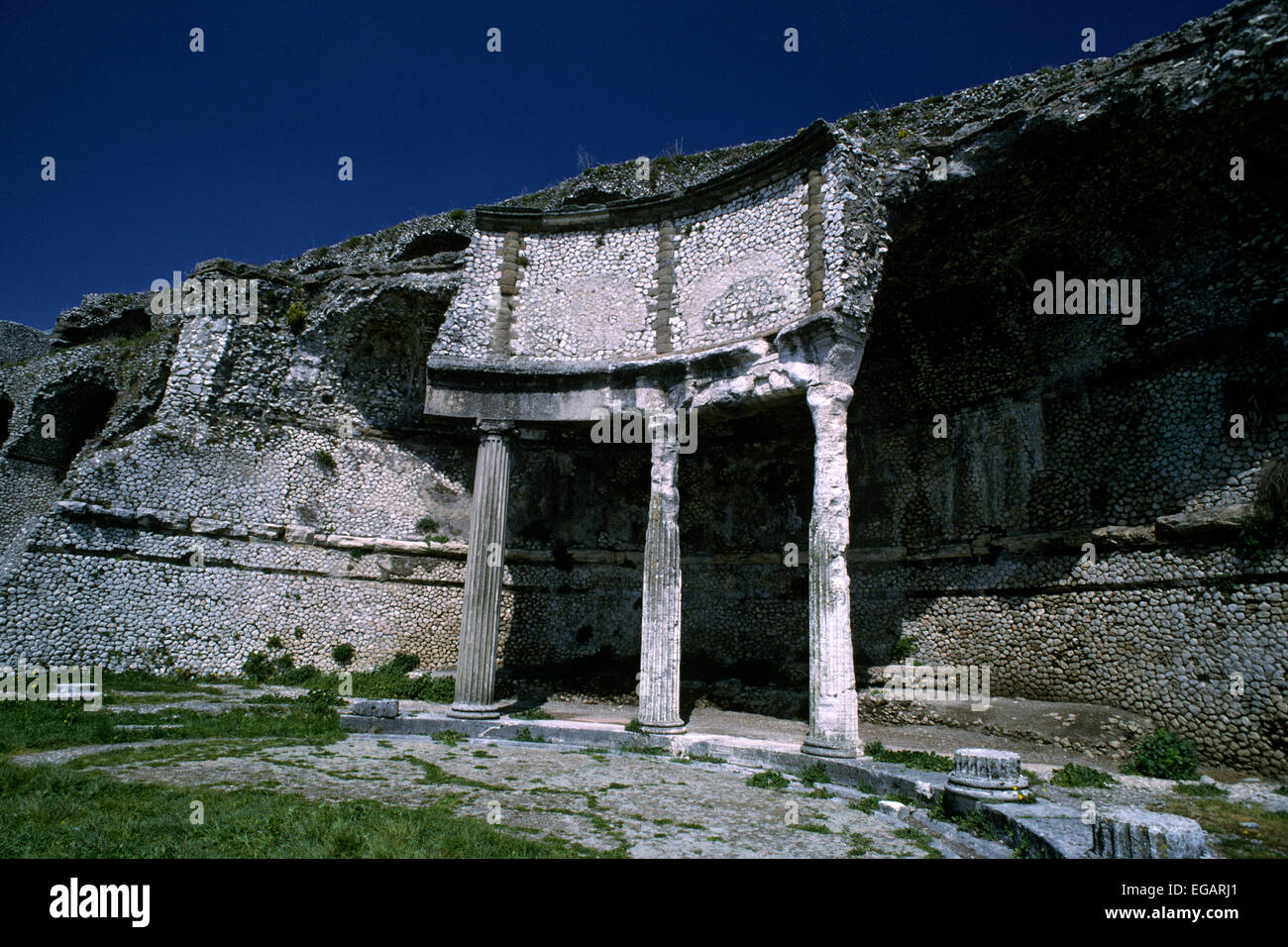 Italia, Lazio, Palestrina, Santuario della fortuna Primigenia, Santuario romano Foto Stock