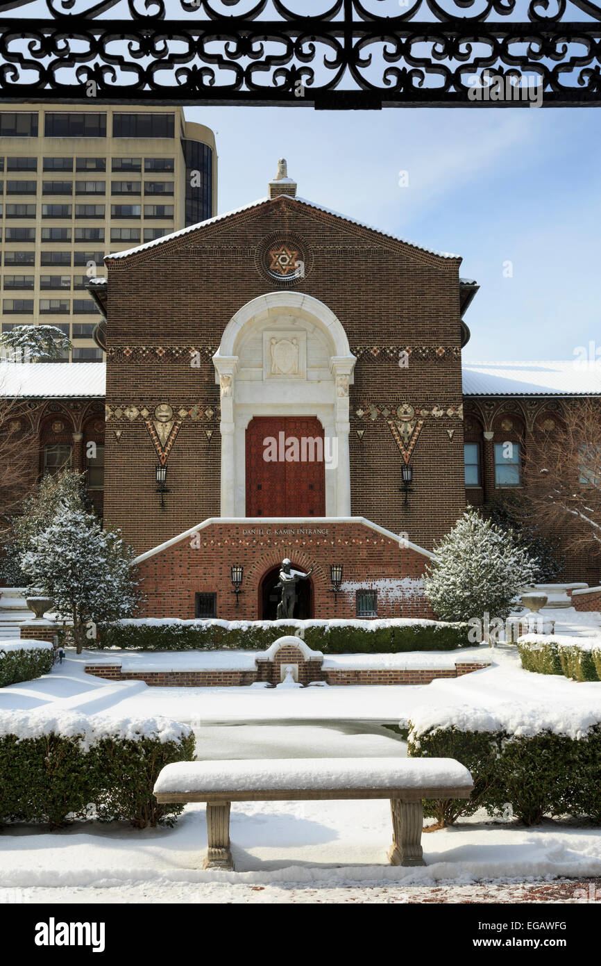University of Pennsylvania Museo di Archeologia e Antropologia in inverno, Philadelphia, Pennsylvania, STATI UNITI D'AMERICA Foto Stock