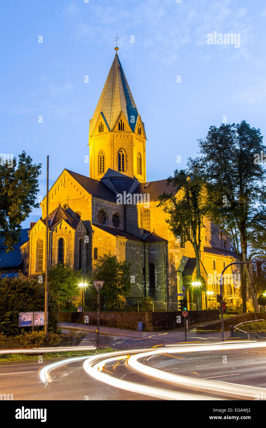 Basilica di San Ludger la Chiesa in Essen-Werden, Foto Stock