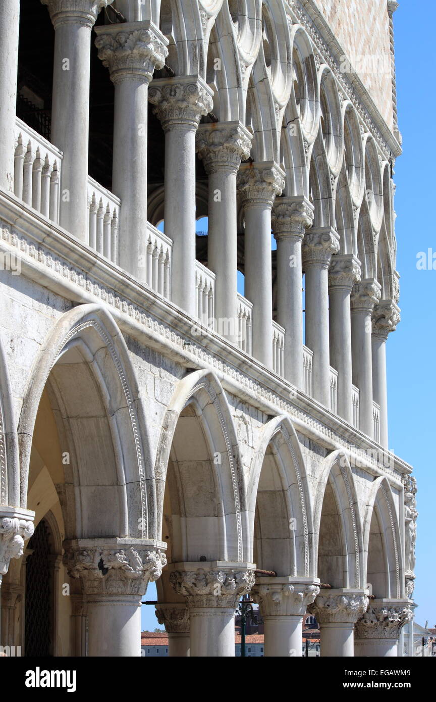 Palazzo Ducale a Venezia, Italia Foto Stock