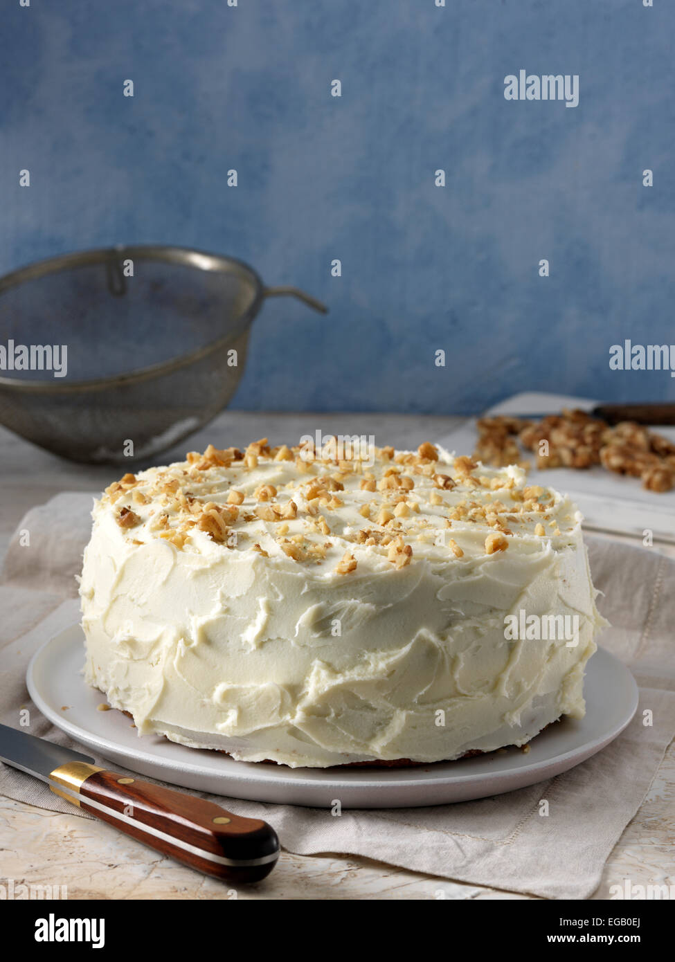 Torta di carote Foto Stock