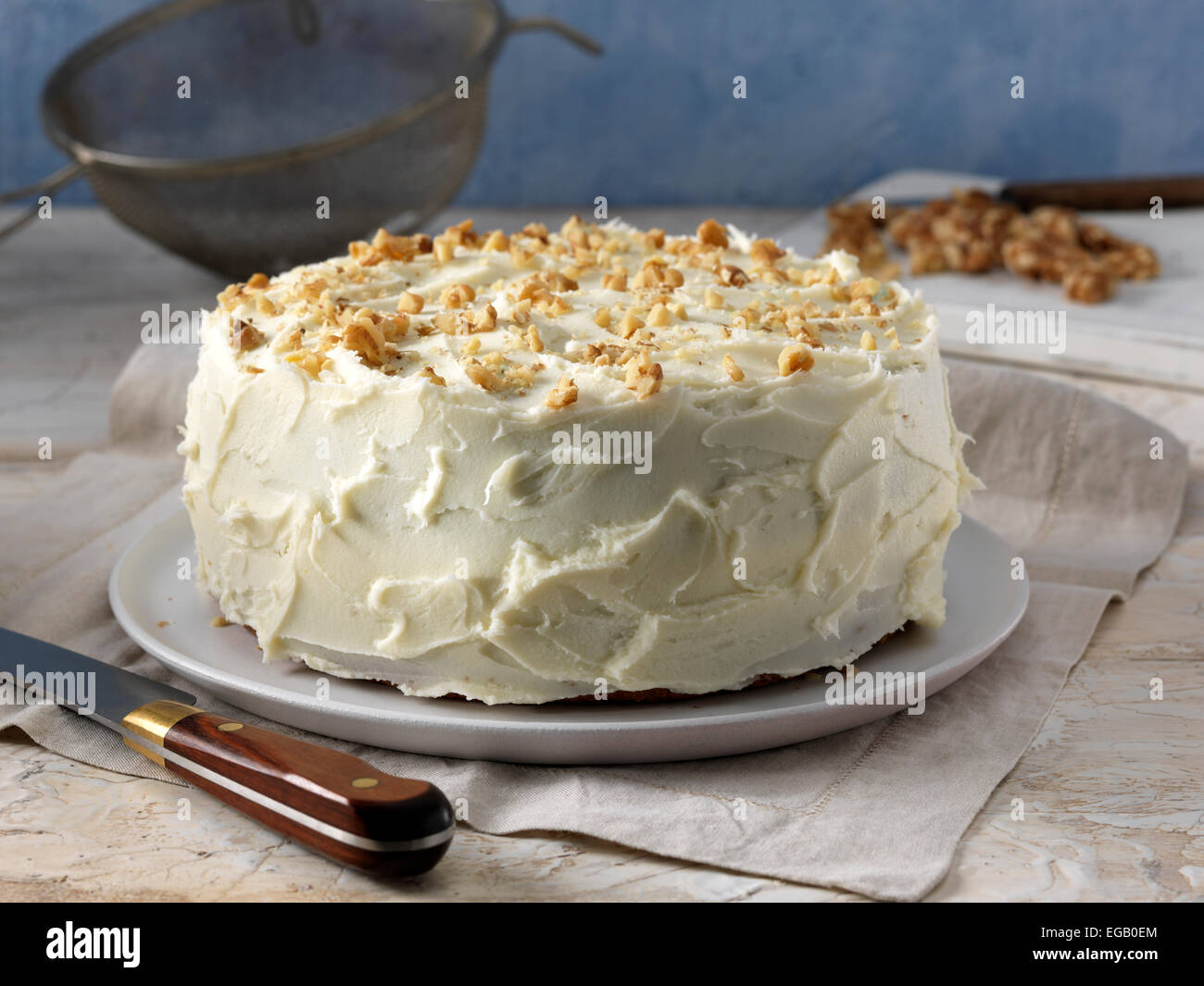 Torta di carote Foto Stock