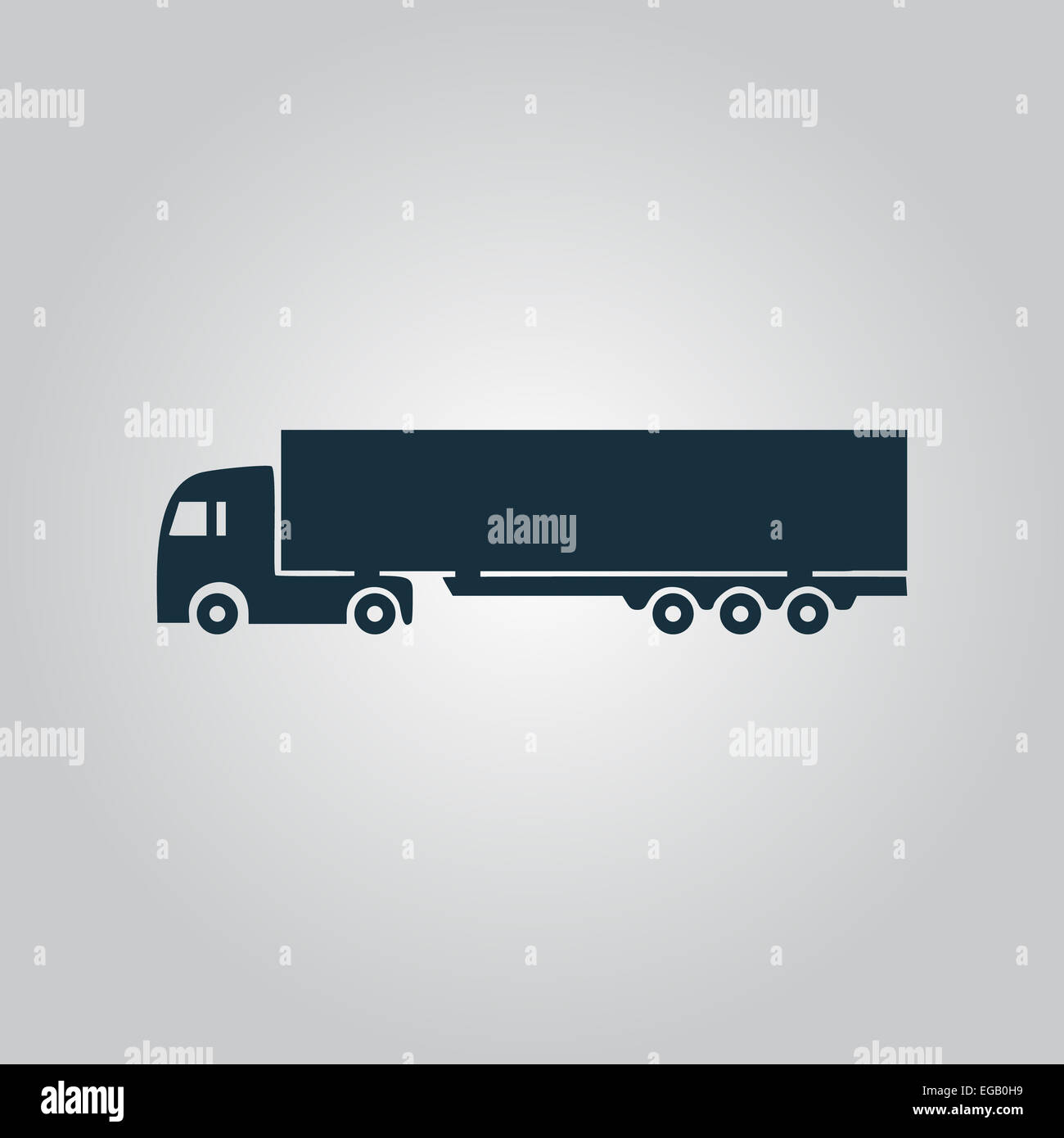 Vettore carrelli dettagliata sagome Foto Stock