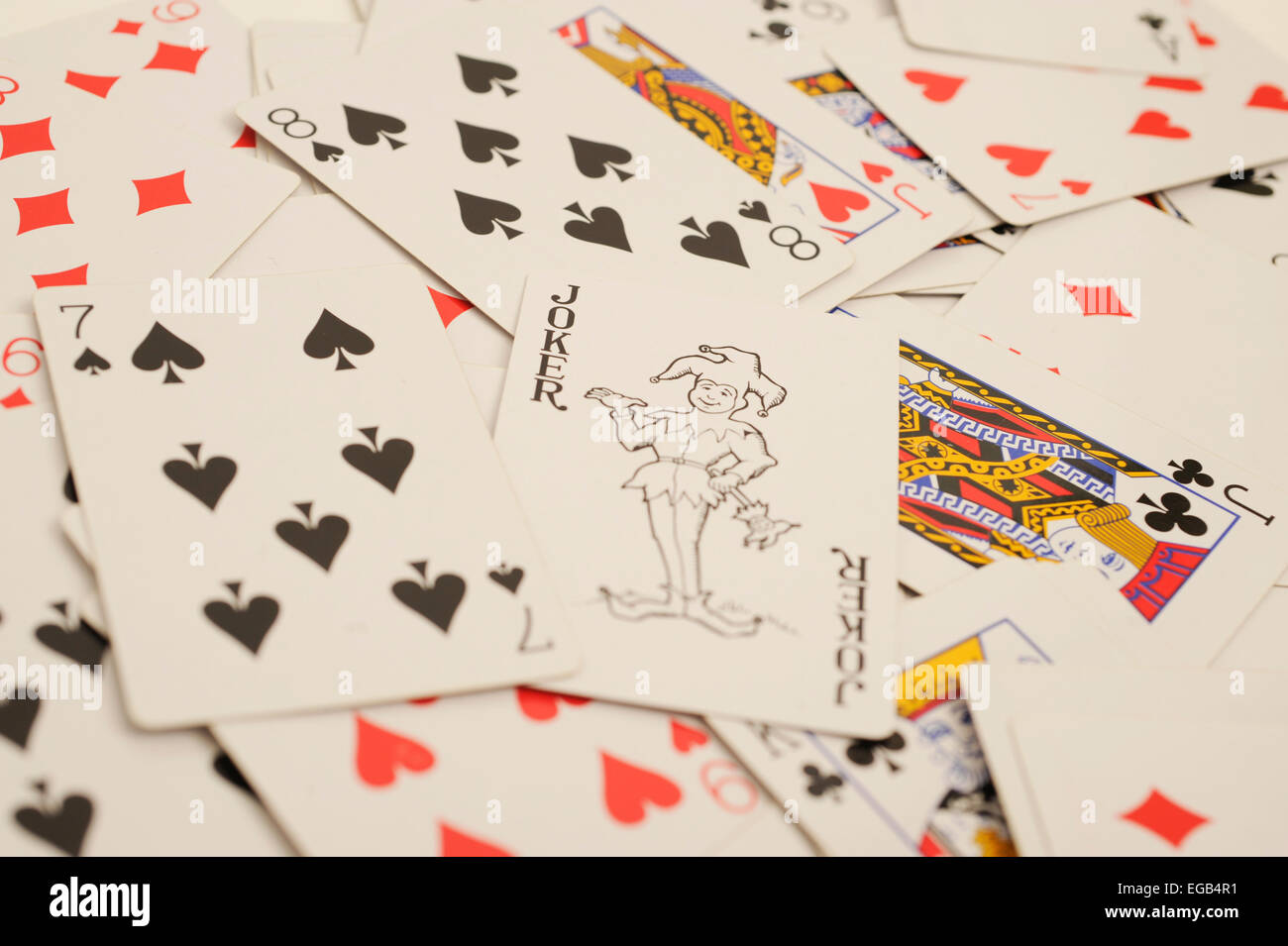 Carte da gioco Foto Stock
