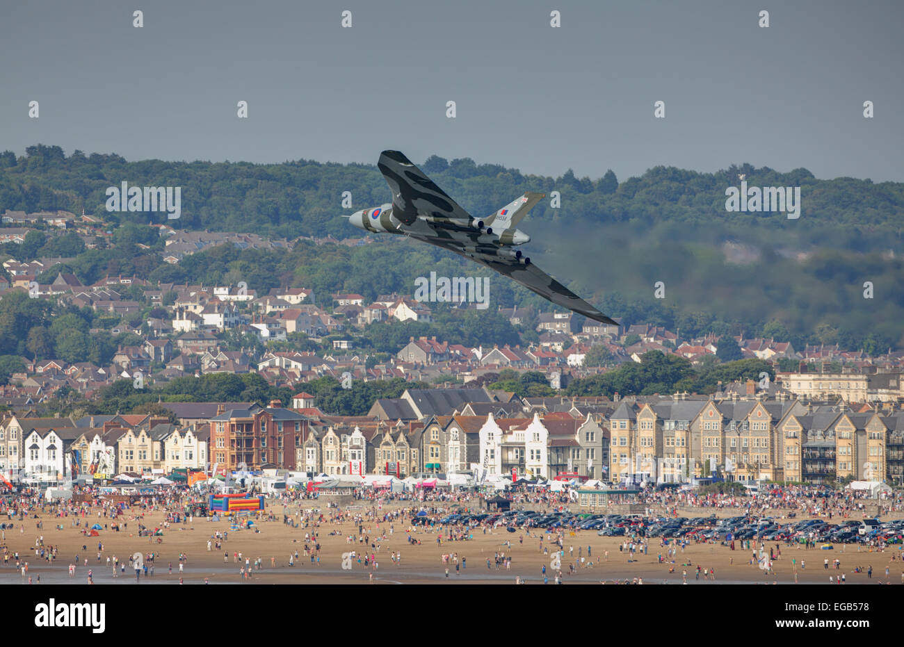 Bombardiere Vulcan al 2014 Weston Air Festival Foto Stock