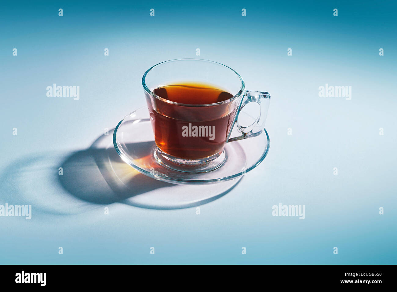 Tazza da tè piattino bevanda nessuno Foto Stock