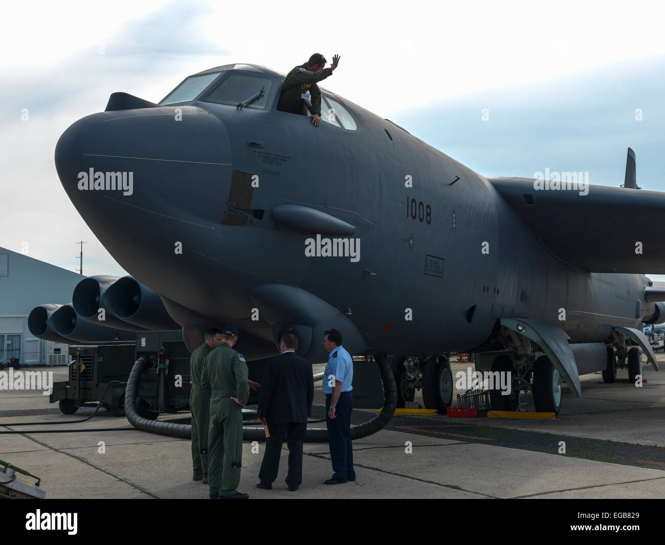 Boeing B-52 (Stratofortress) bombardiere strategico. Foto Stock