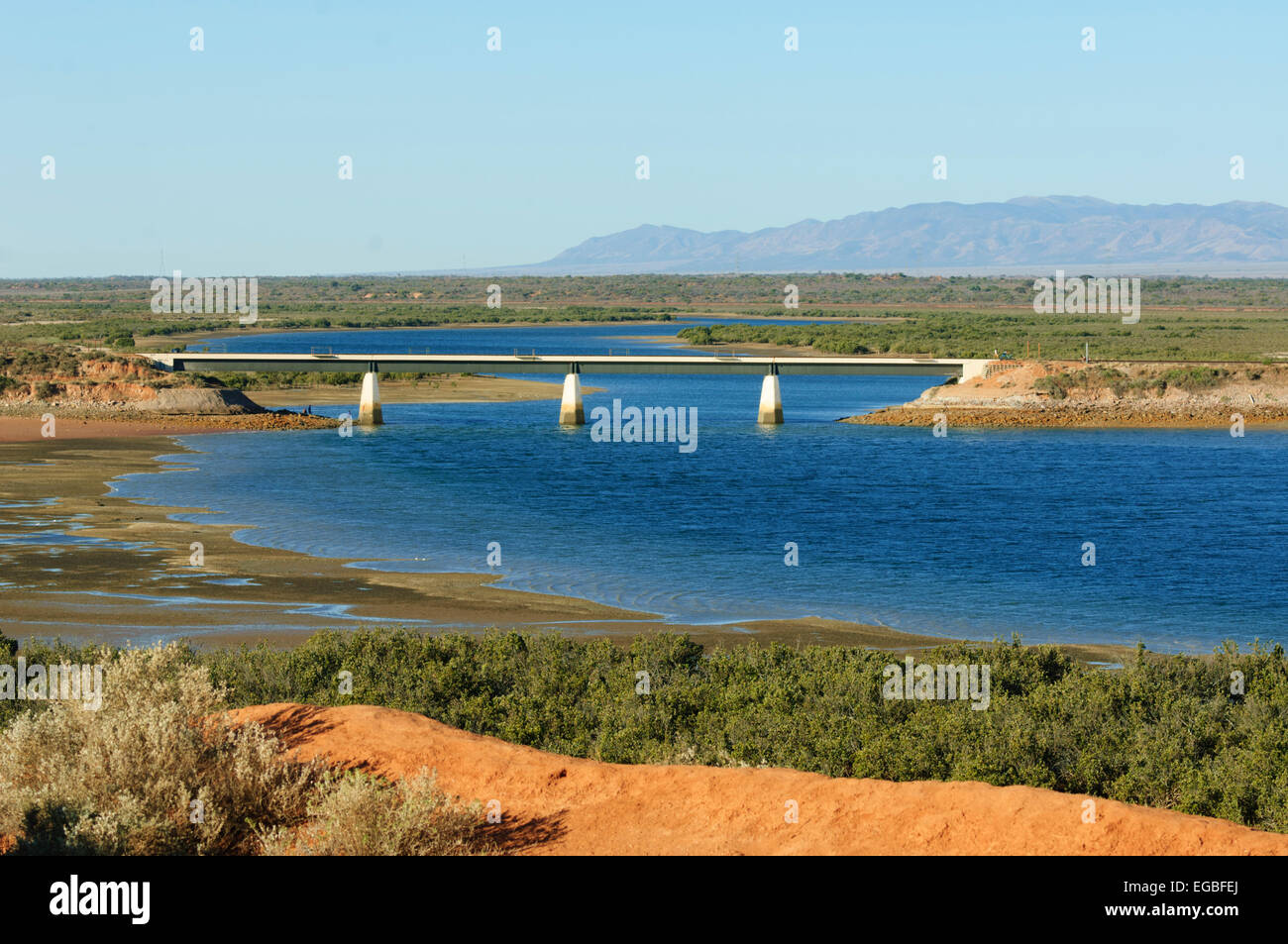 Spencer Gulf, Porto Augusta, Sud Australia Foto Stock