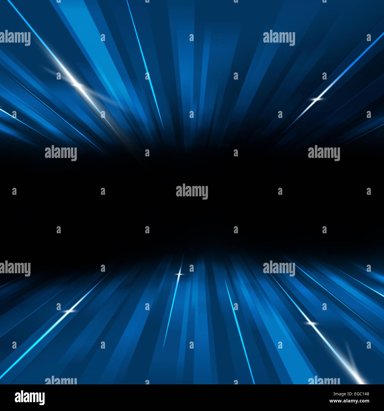 Abstract technology business linee di movimento e luci sfondo blu Foto Stock