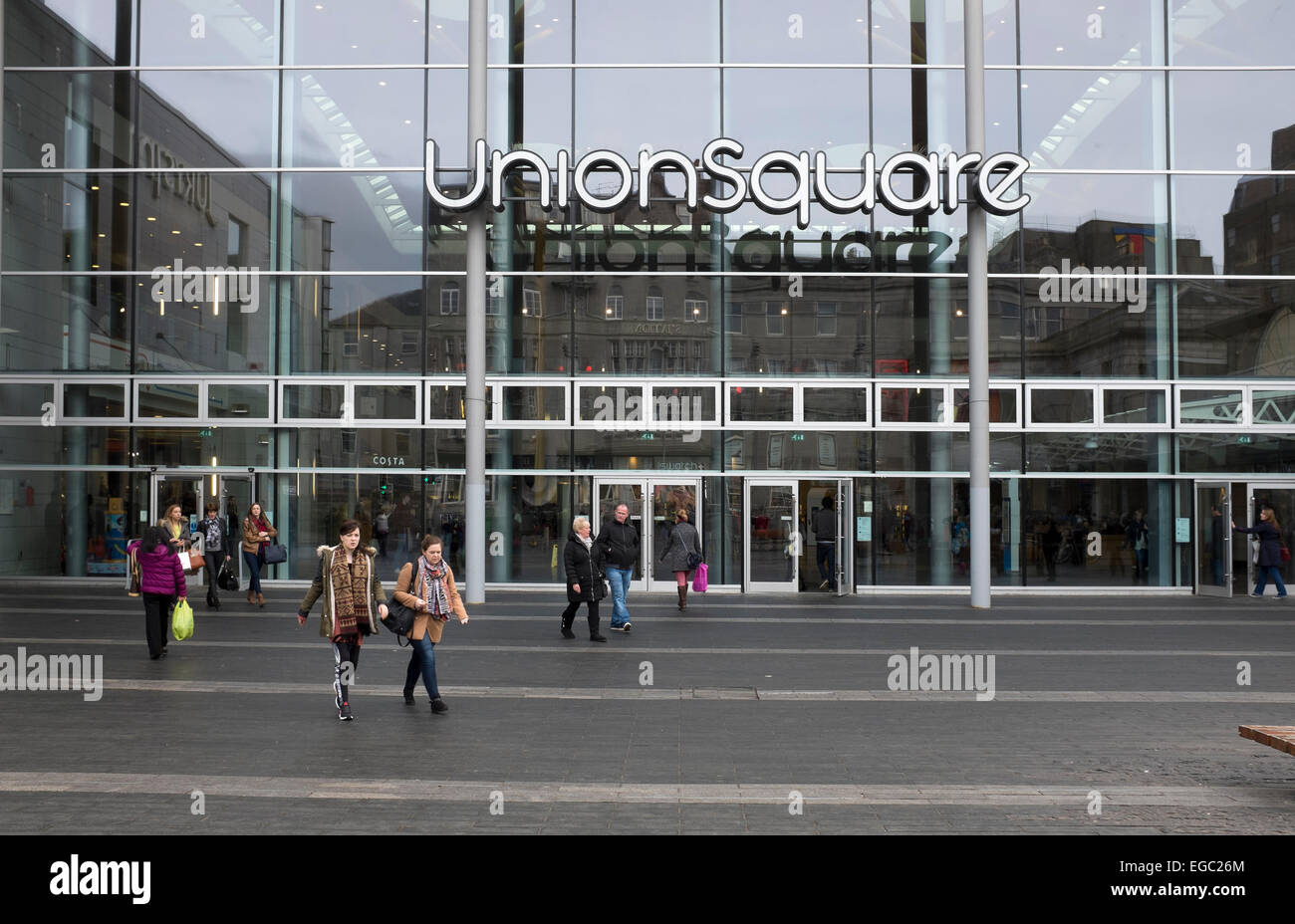 Union Square Shopping Mall Aberdeen Foto Stock