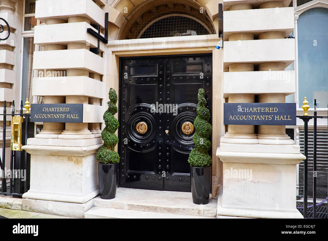 Institute of Chartered Accountants Hall Moorgate luogo City Of London REGNO UNITO Foto Stock