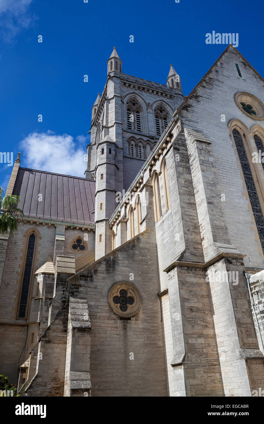 Cattedrale di Bermuda, Cattedrale della Santissima Trinità, Hamilton Bermuda Foto Stock