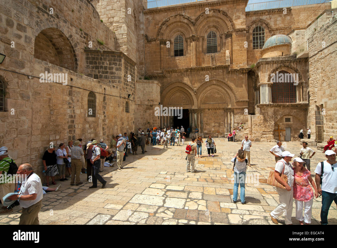 Chiesa del Santo Sepolcro di Gerusalemme, Israele Foto Stock