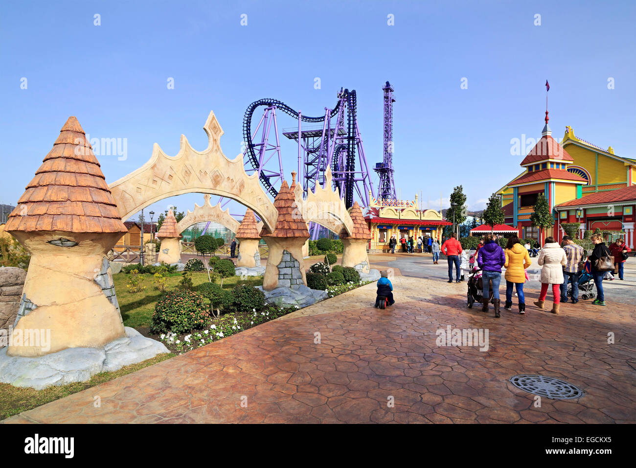 Sochi Park - theme park Foto Stock