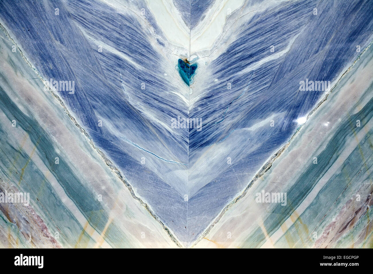 Blue Marble Onyx Foto Stock