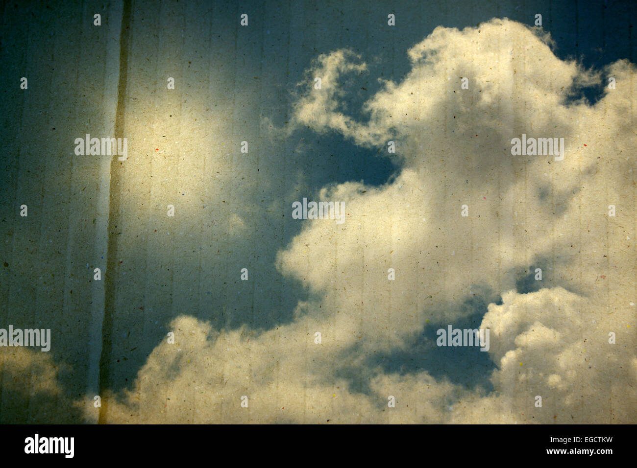 Sky immagine del retro vintage stile per lo sfondo. Foto Stock