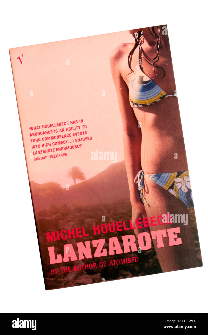 Vendemmia 2004 pubblicazione di Lanzarote di Michel Houellebecq, in una traduzione in inglese. Foto Stock