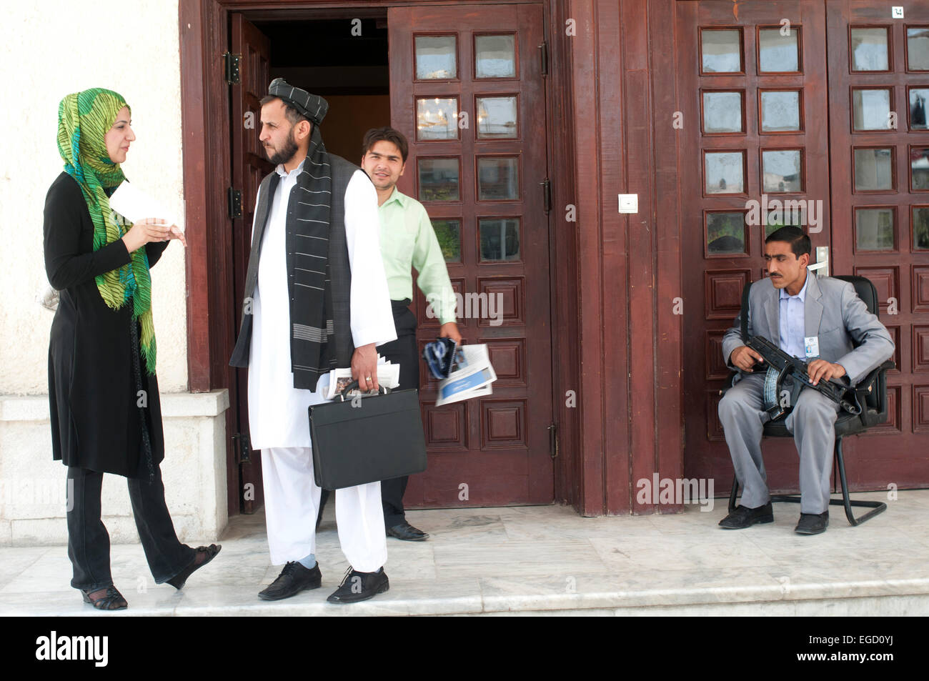 Naheed Farid, 27, Herat, Afghanistan il più giovane MP 2011 (nato a Herat 1984 ) Foto Stock