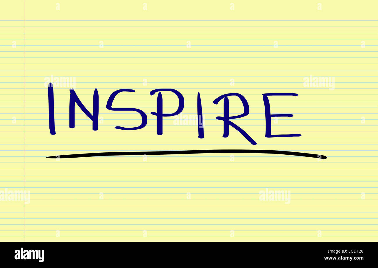 Ispirare il concetto Foto Stock