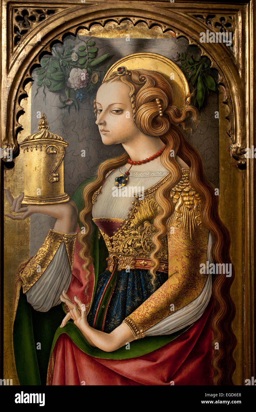 Maria Maddalena 1480 Carlo Crivelli 1430-1494 Italy Italian Foto Stock