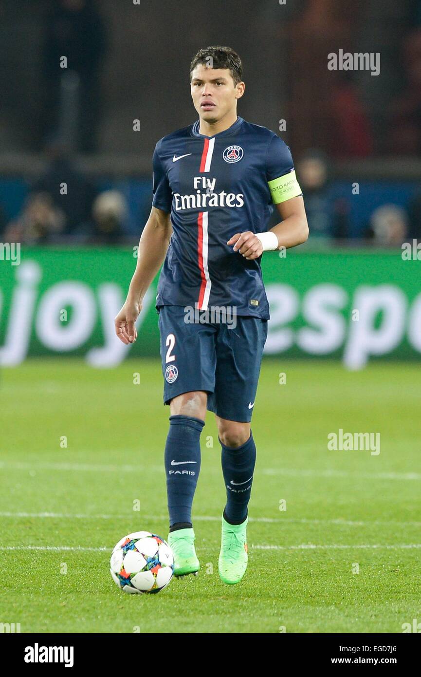 Thiago Silva - 17.02.2015 - Parigi Saint Germain / Chelsea - 1/8Finale aller Champions League.Photo : Andre Ferreira icona / Sport Foto Stock