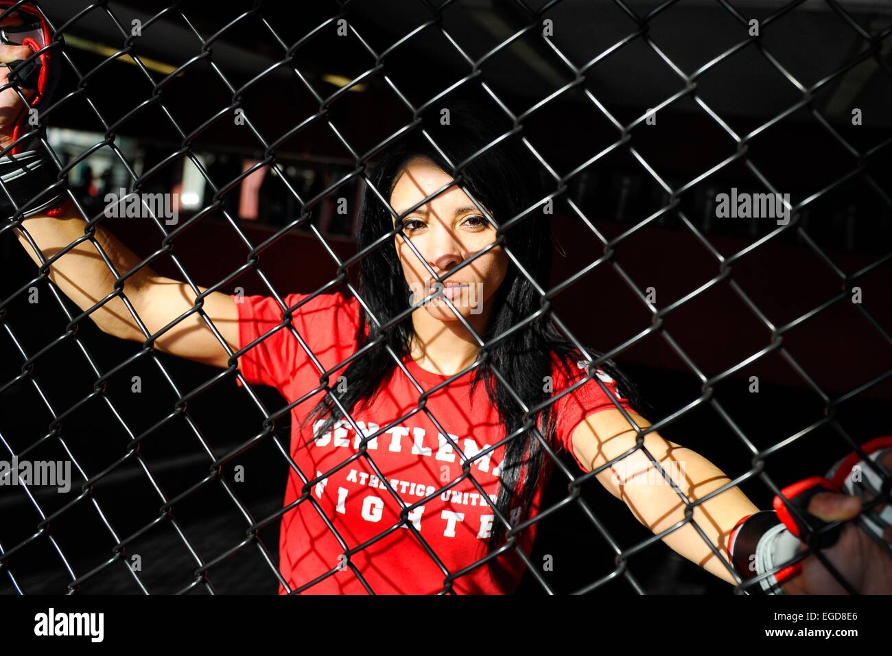 Laila Sekaf - 12.02.2015 - Magazine - MMA.Photo : Andre Ferreira icona / Sport Foto Stock