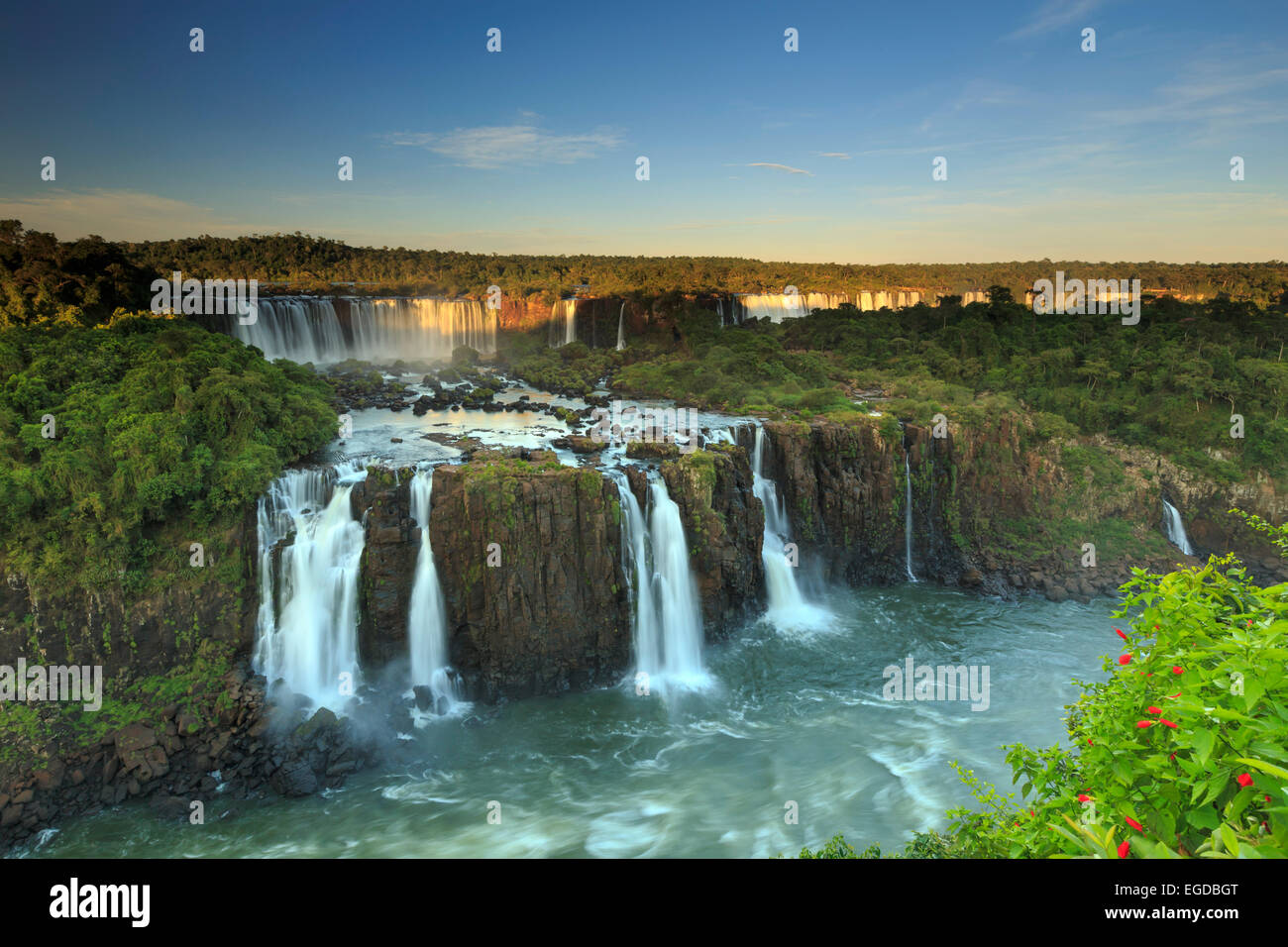 Il Brasile, Parana, Iguassu Falls National Park (Cataratas do Iguacu) (Sito UNESCO) Foto Stock