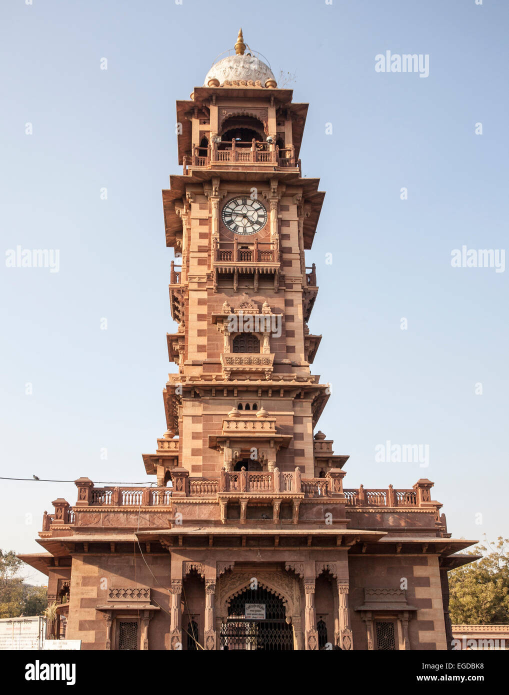 Torre dell'orologio di Jodhpur Foto Stock