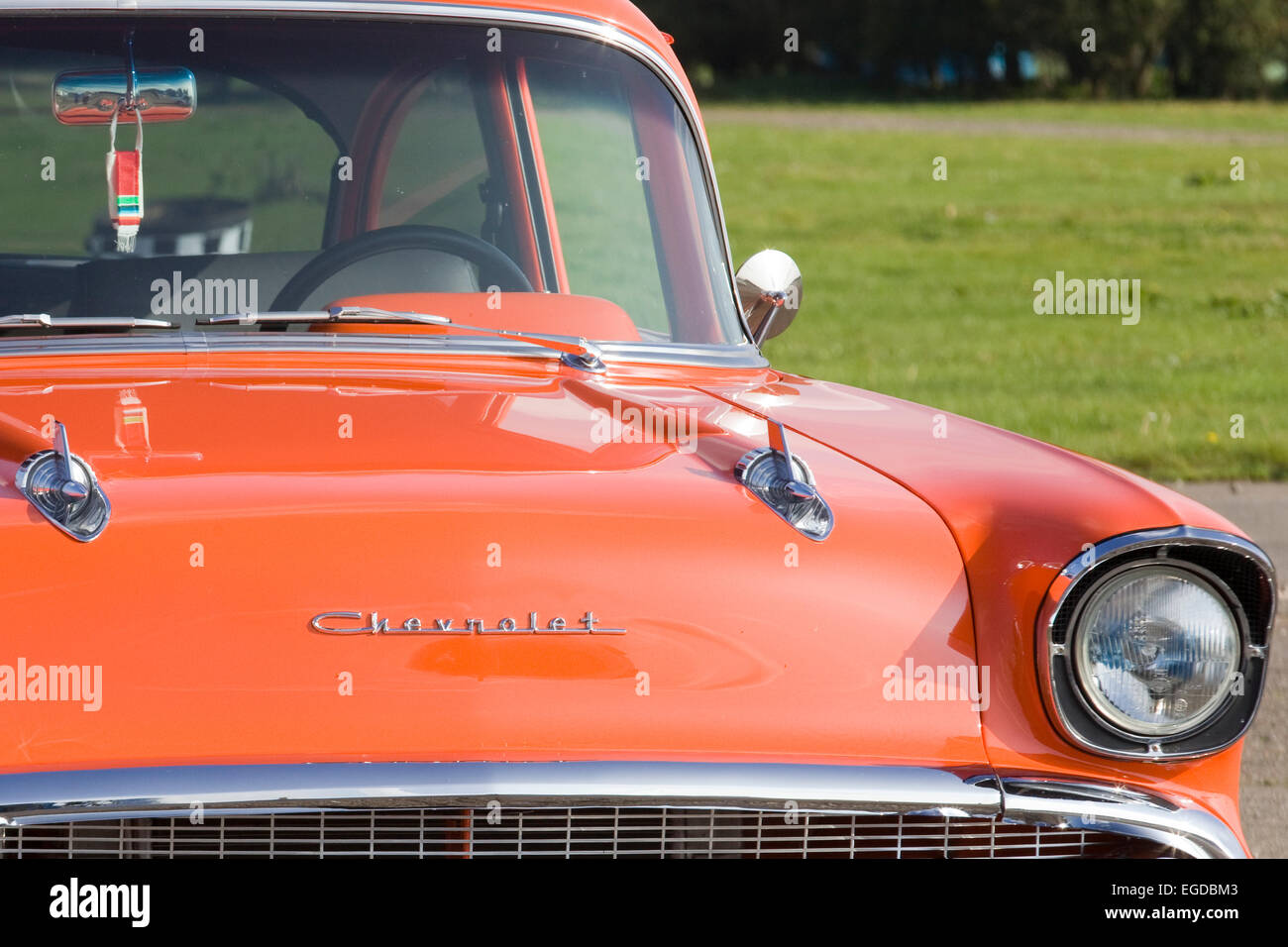 1957 Chevrolet. Chevy. Classic American car Foto Stock