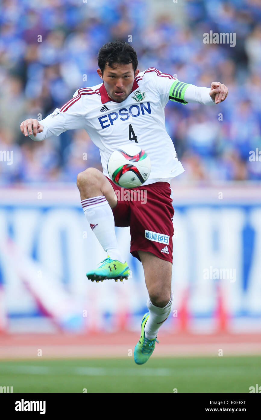 Masaki Iida (Yamaga), 21 febbraio 2015 - Calcio : 2015 J.League pre-stagione match tra Yokohama f Marinos 0-1 Matsumoto Yamaga FC a Nissan Stadium di Kanagawa, Giappone. (Foto di Giovanni Osada/AFLO SPORT) [1156] Foto Stock