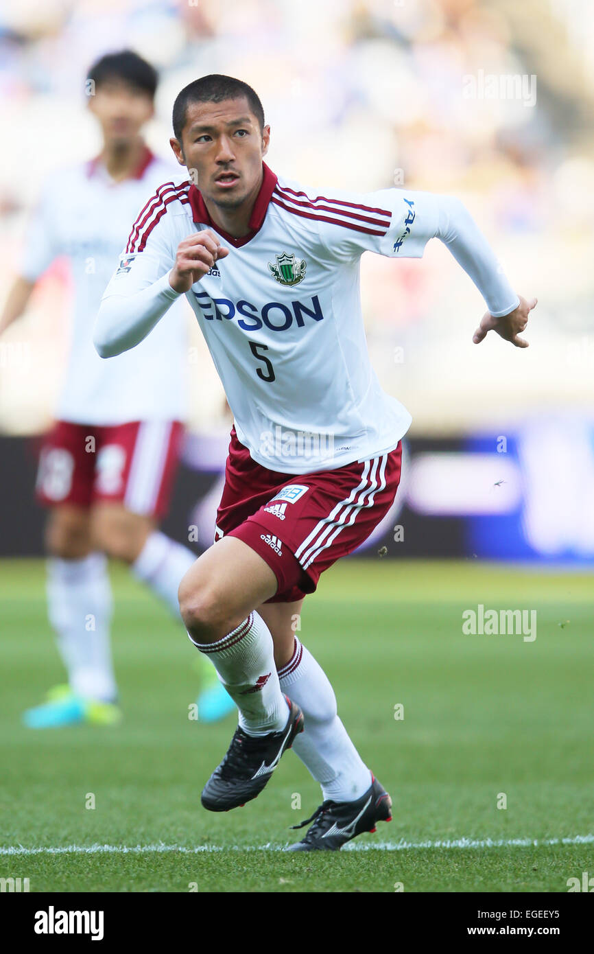 Yudai Iwama (Yamaga), 21 febbraio 2015 - Calcio : 2015 J.League pre-stagione match tra Yokohama f Marinos 0-1 Matsumoto Yamaga FC a Nissan Stadium di Kanagawa, Giappone. (Foto di Giovanni Osada/AFLO SPORT) [1156] Foto Stock