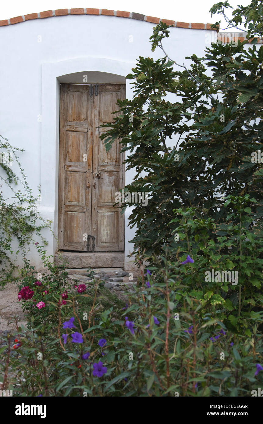 Porta di ingresso presso il Presidio di Tucson in Arizona Foto Stock