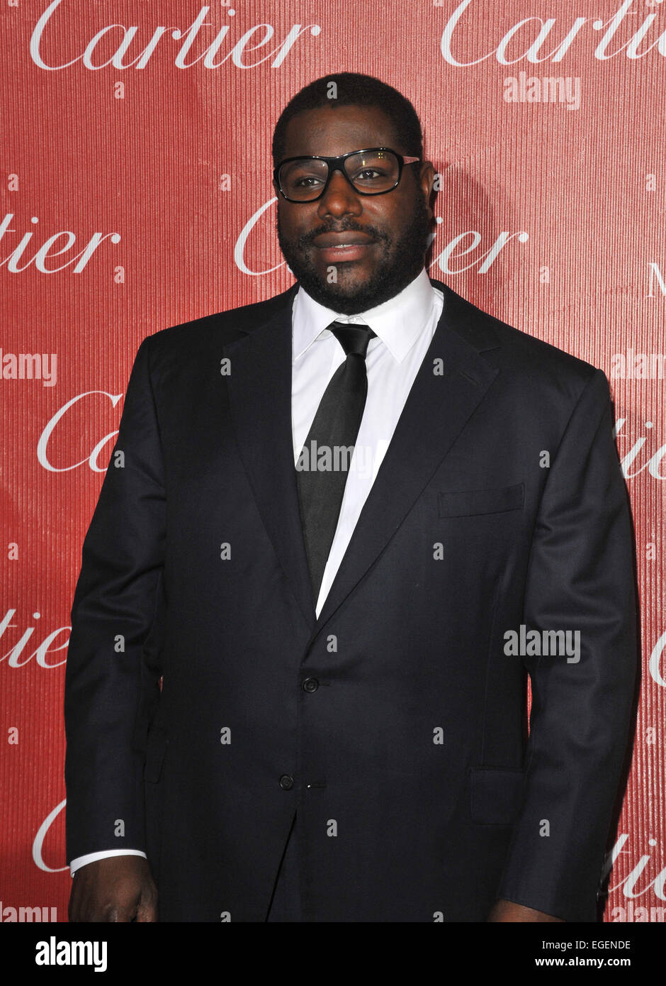 PALM Springs, CA - Gennaio 4, 2014: Direttore Steve McQueen al 2014 Palm Springs International Film Festival Awards Gala a Palm Springs Convention Center. Foto Stock