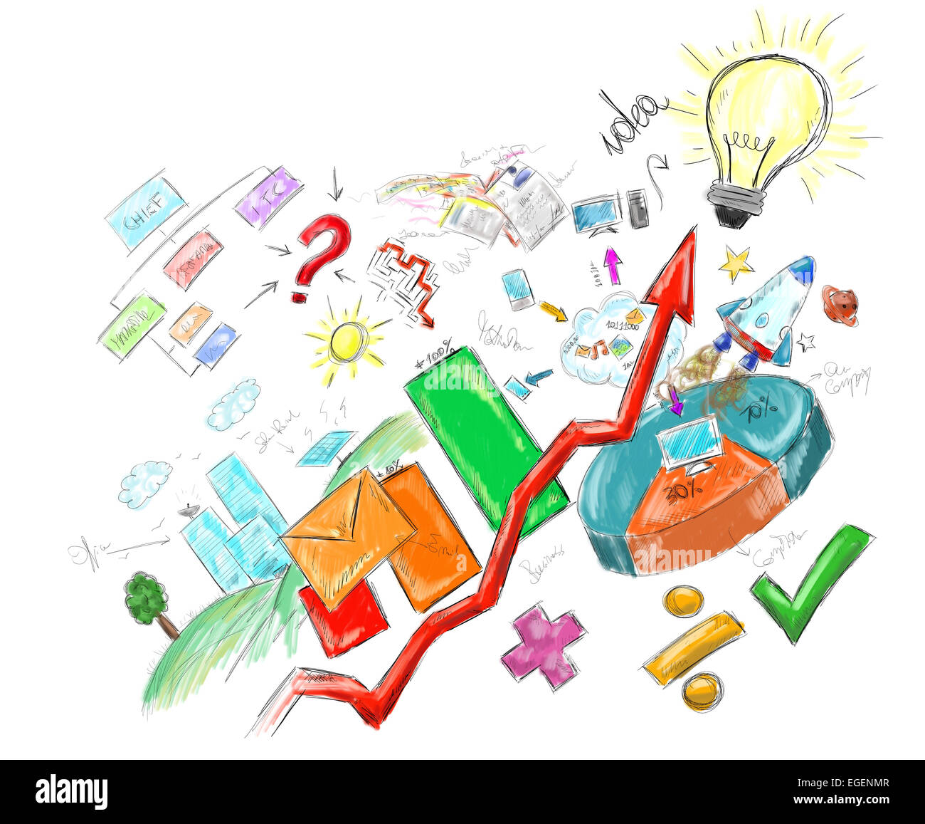 Successo di lavoro Foto Stock