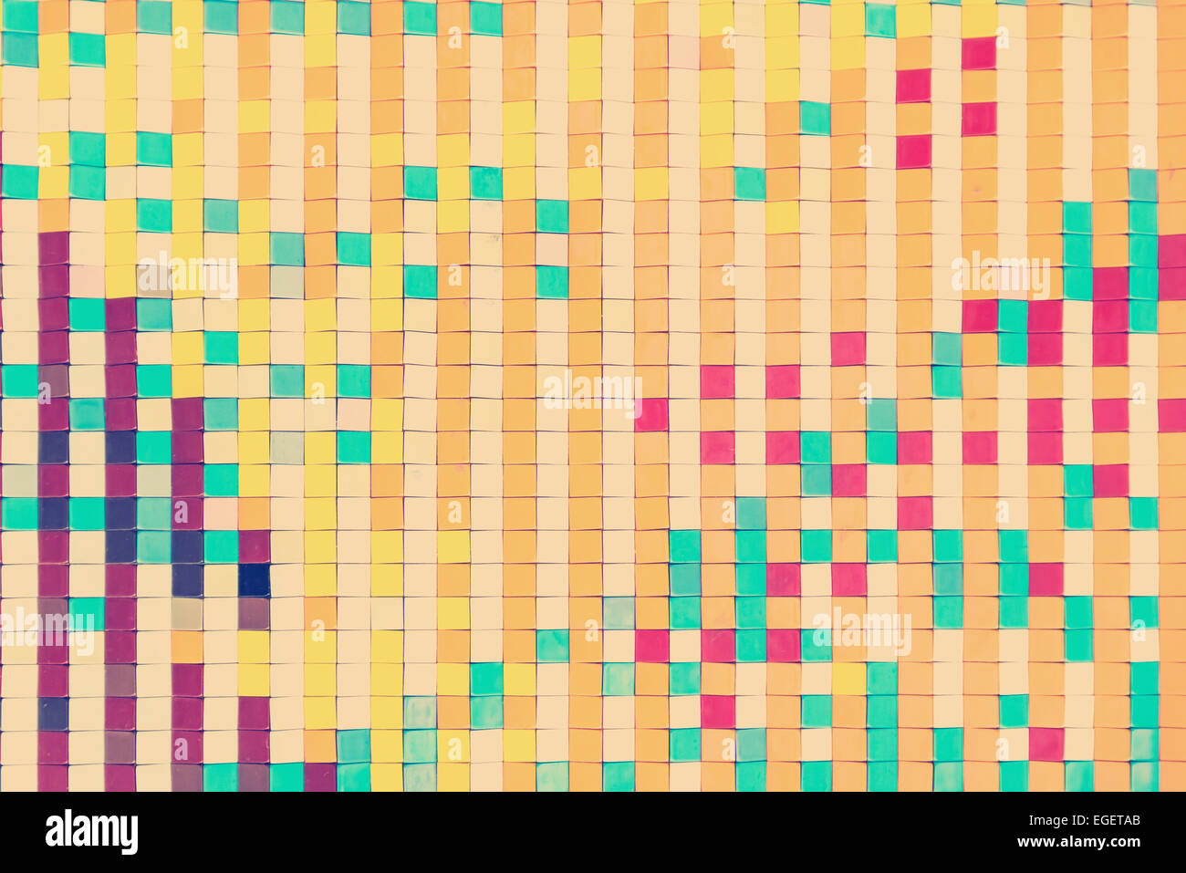 Piastrelle a mosaico di sfondo Texture Foto Stock