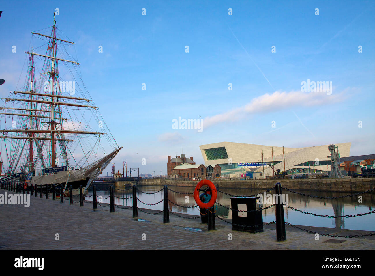 Albert Dock, Liverpool, Merseyside England Regno Unito Foto Stock