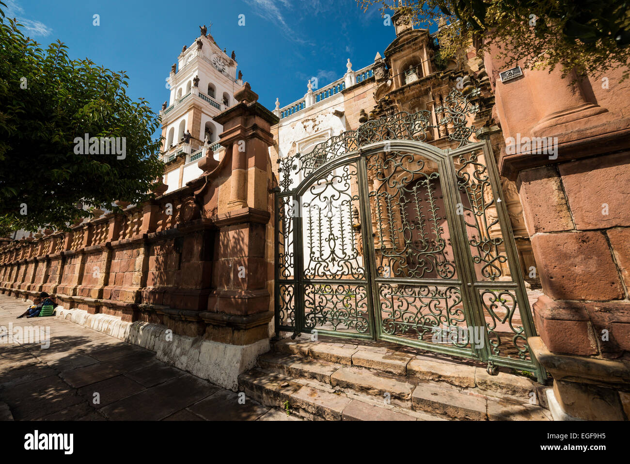 La Cattedrale di cancelli, Sucre, Bolivia Foto Stock