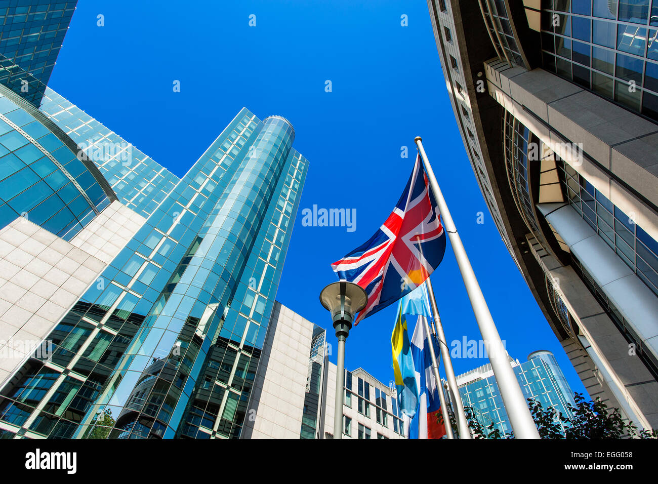Bruxelles, Parlamento europeo Foto Stock
