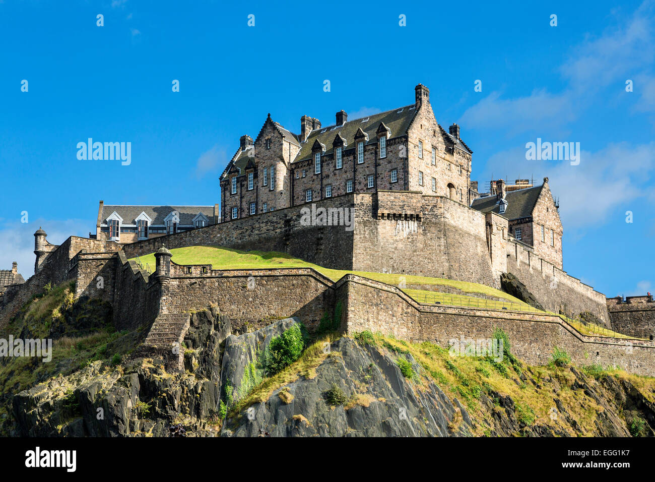 Il Castello di Edimburgo Foto Stock