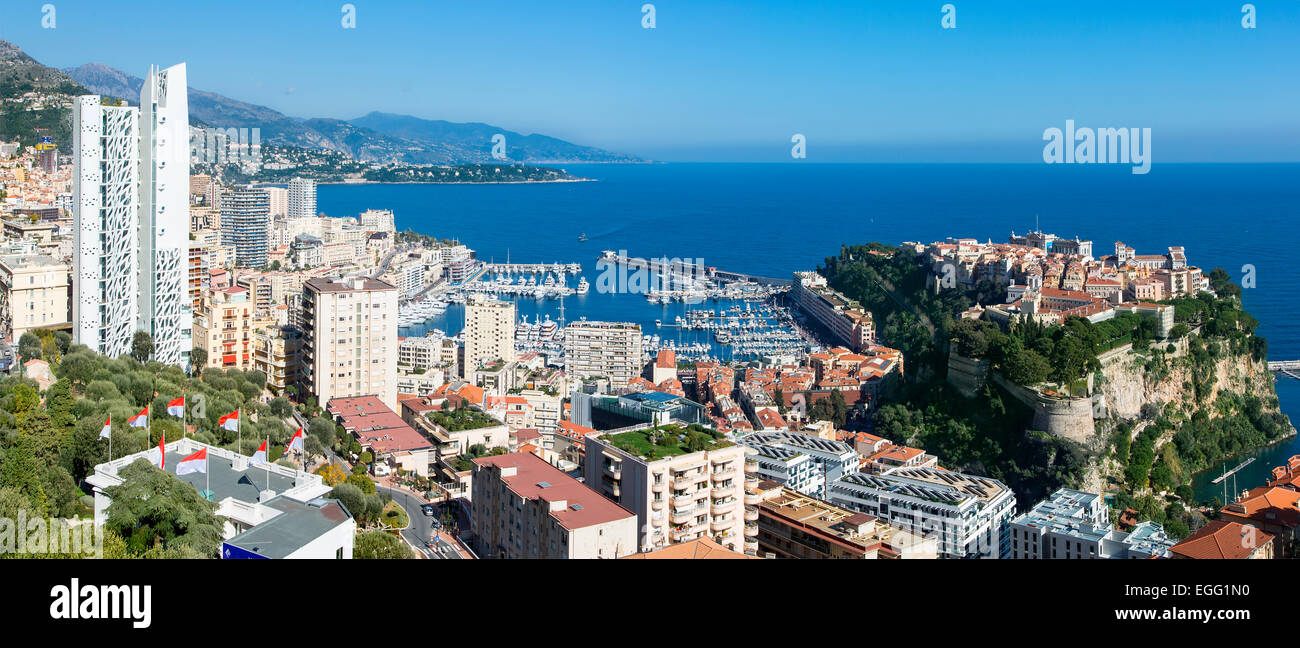 Skyline di Monaco Foto Stock