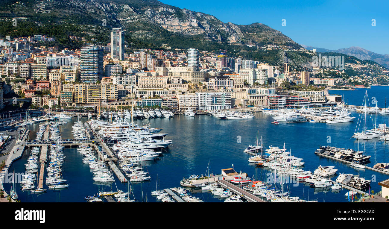 Porto di Monaco Foto Stock