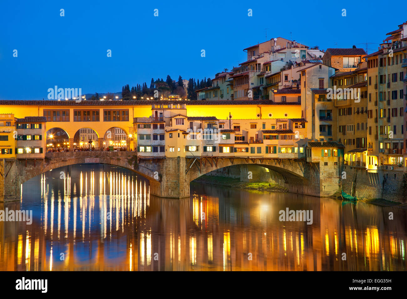 L'Italia, Firenze Ponte Vecchio Foto Stock