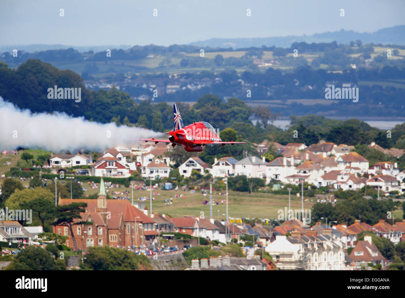 Le frecce rosse in airshow Dawlish Foto Stock