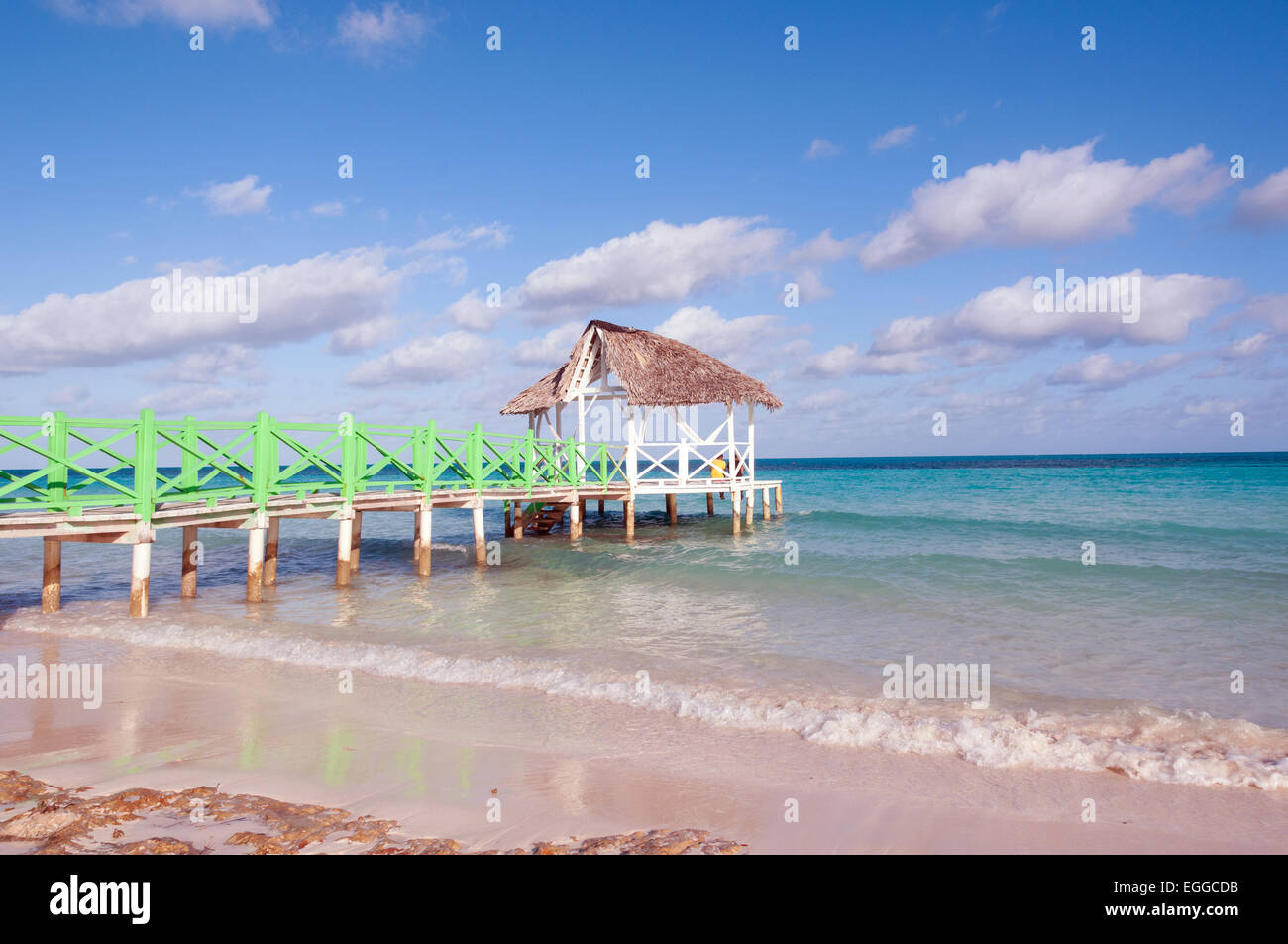 Passeggiata in spiaggia Foto Stock