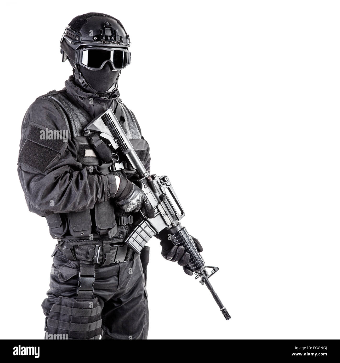 Spec Ops funzionario di polizia SWAT Foto Stock