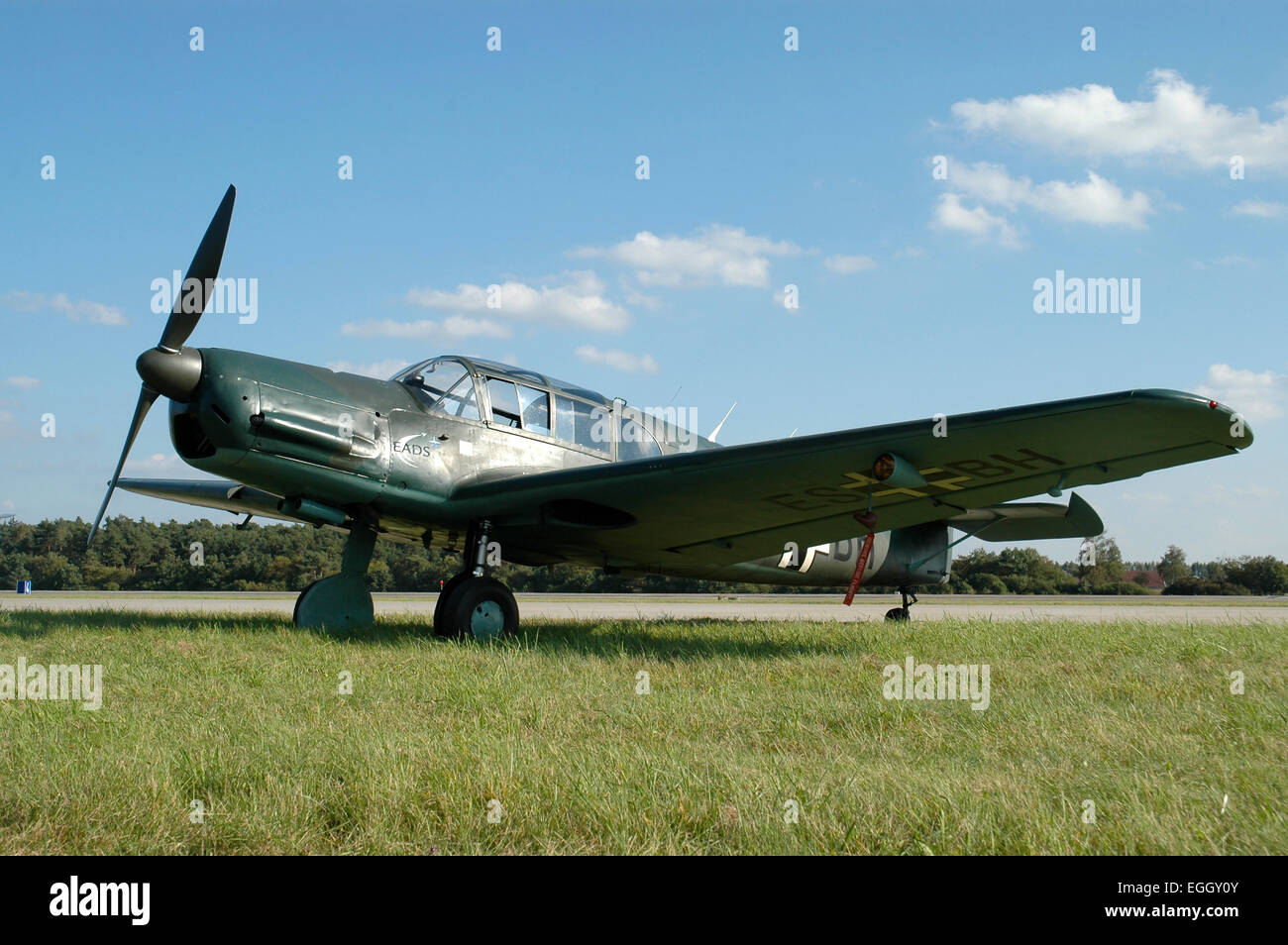 Messerschmitt Bf-108 Taifun a Manching Air Base, Germania. Foto Stock