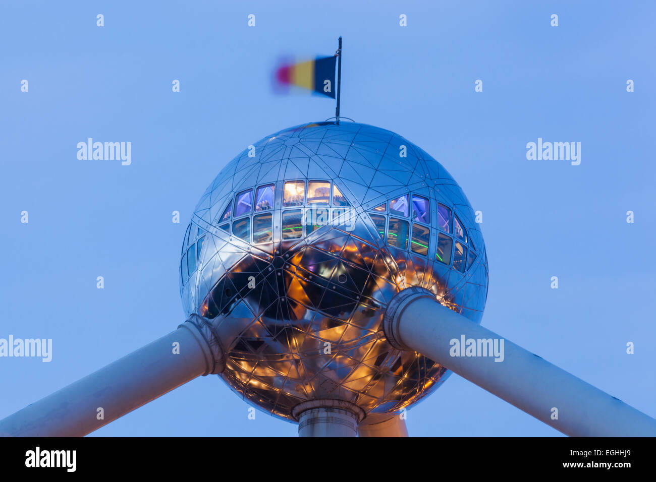 Il Belgio, Bruxelles, all'Atomium Foto Stock